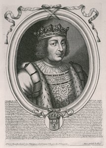 チャールズVザワイズ（1338-80）フランス国王、「オーギュスト、フランスのすべての王のファラモンドからルイ14世まで」、1679年、パリ
